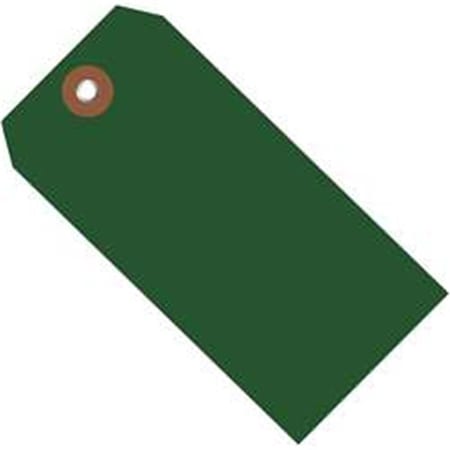 Officespace 4.75 x 2.38 in. Green Plastic Shipping Tags -100PK OF2820006
